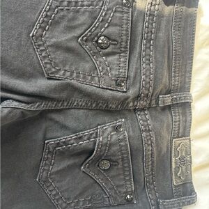 Miss Me Onyx Stitched Bootcut Jeans 28